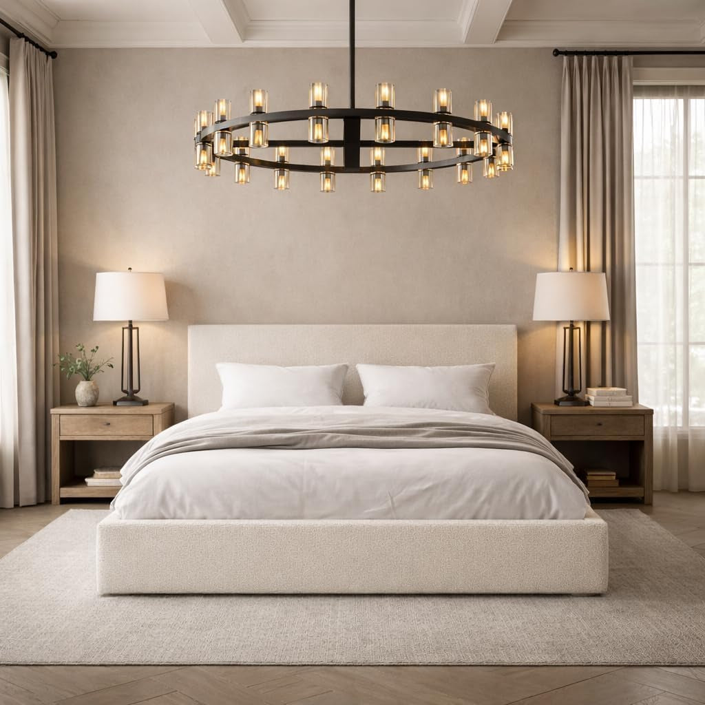 square-bed-washable-zip-cover-upholstered-linen-soft-foam-modular-minimalist-modern-sold-separately-cream-boucle-queen-base