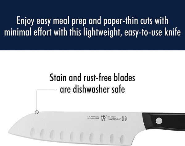 Henckels Solution 2-Pc Santoku Knife Set, Razor-Sharp, German Engineered5