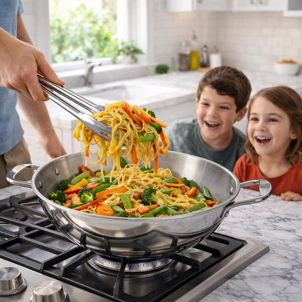 14-inch-stainless-steel-wok-with-glass-lid-aluminum-core-tri-ply-construction-brushed-interior-polished-exterior-dual-handles-stir-fry-pan-for-gas-electric-stovetops
