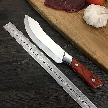 Meat Cleaver Knife, Stainless Steel Boning Knife Butcher'S Knife Meat Cleaver Slicing Knife Kitchen Kitchen Knife Cooking Tools (Size : Style D)2