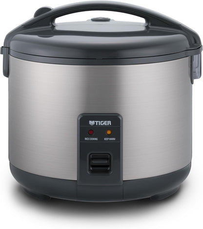 JNP-S18U-US 10 Cup Capacity White Rice Cooker with Non-Stick Inner Pot, Retractable Power Cord, and Keep Warm up to 12 Hours (Urban Satin)1