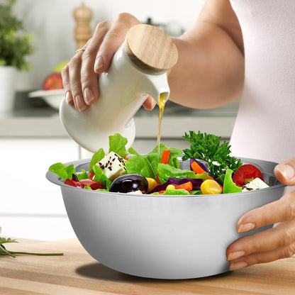 5 Pack Stainless Steel Nesting Mixing Bowls (Lids Not Included)5