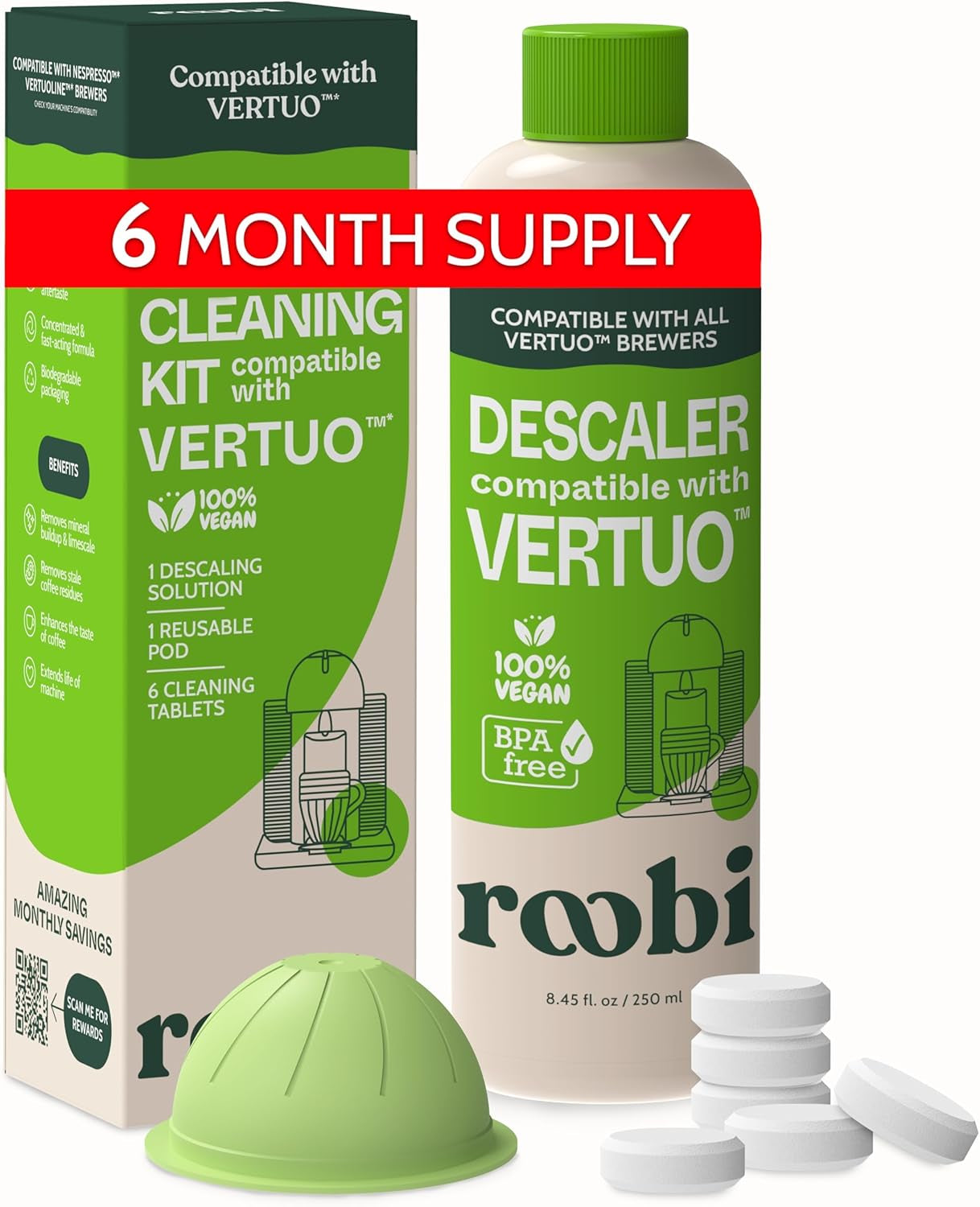 nespresso-compatible-vertuo-cleaning-descaling-kit-1-bottle-descaling-solution-6-cleaning-tablets-1-reusable-pod-carbon-neutral-6-month-supply