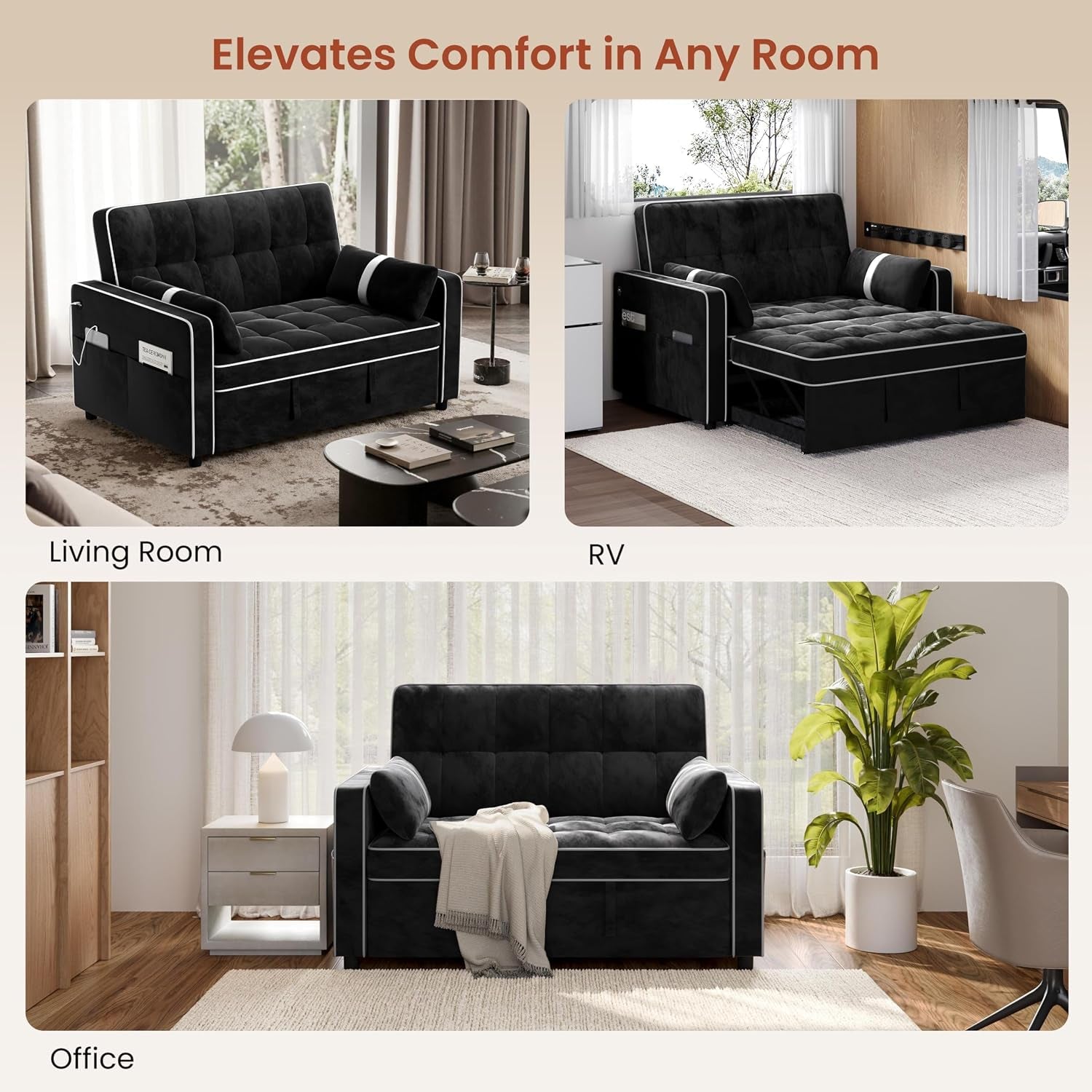 3-in-1-sofa-bed-convertible-sleeper-sofa-with-usb-ports-black