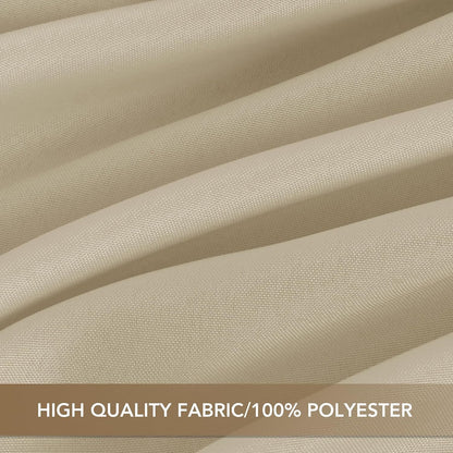 Natural Square Tablecloth 54X54 Inch Fabric Card Table Cloth, 2 Pack | for Square or round Tables, Washable Polyester Cover for Dinner, Holiday Party, Decorative Display Tables6