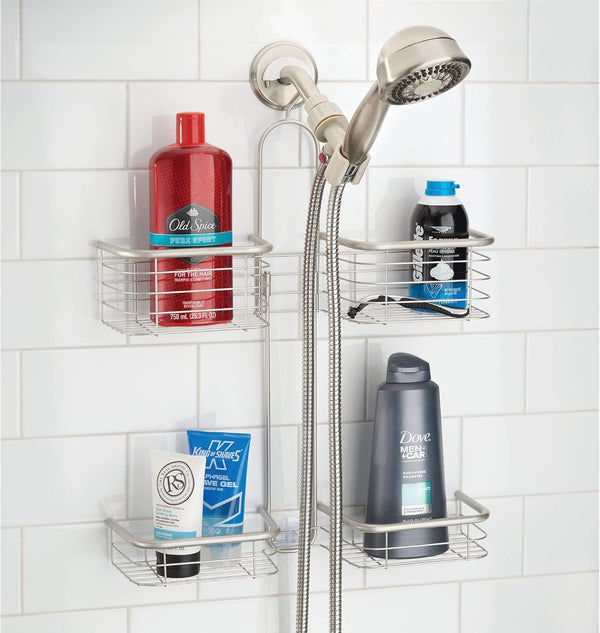 Hanging Handheld Shower Hose Caddy, Satin4