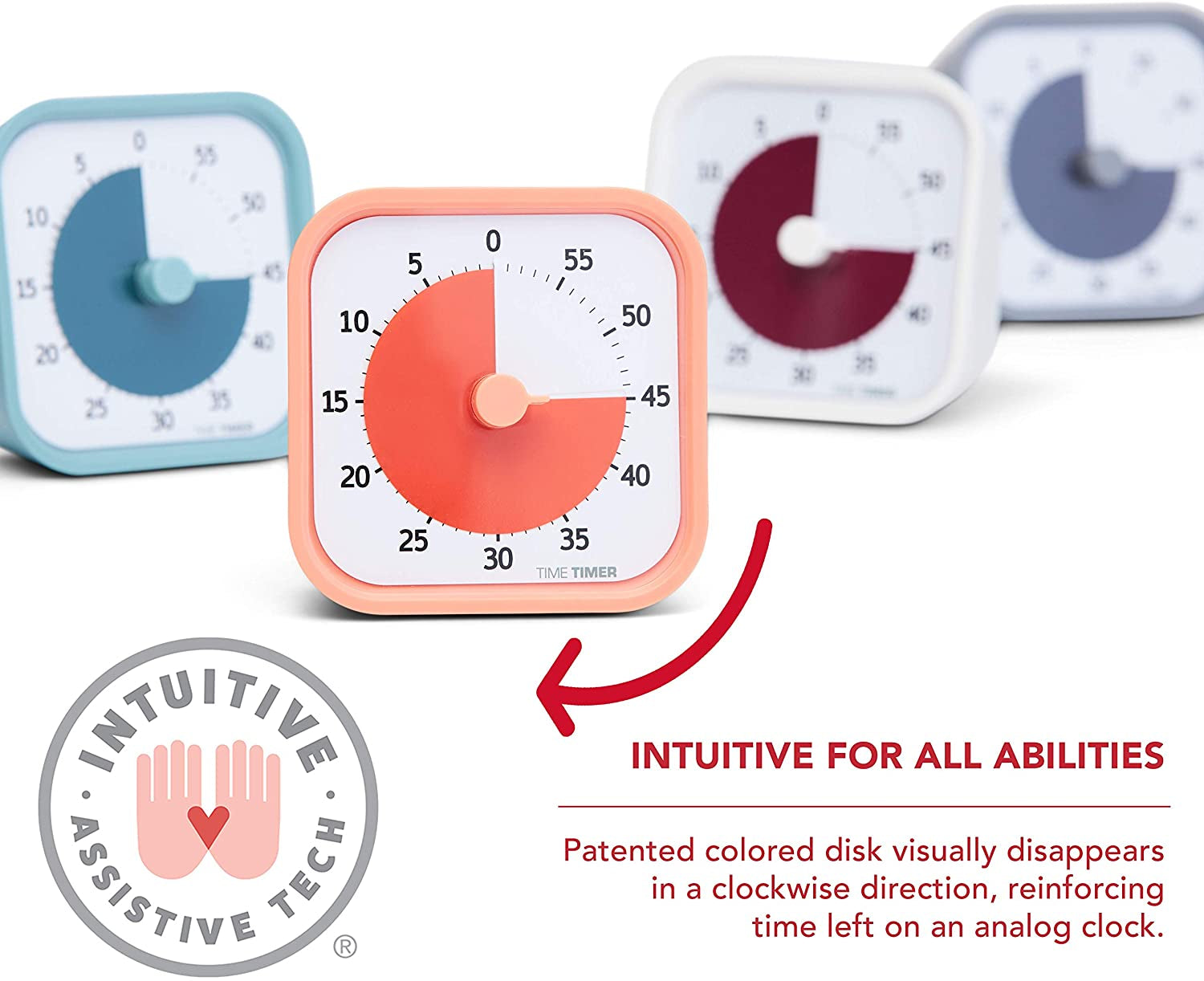 home-mod-60-minute-visual-timer-home-edition-silent-operation-study-tool-for-kids-desk-homeschool-supplies-office-meetings-lake-day-blue