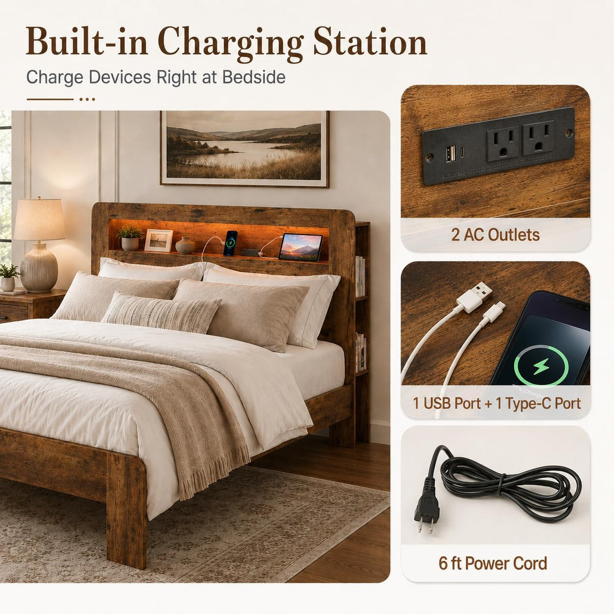 king-bed-frame-wood-platform-with-storage-headboard-led-usb-no-box-spring