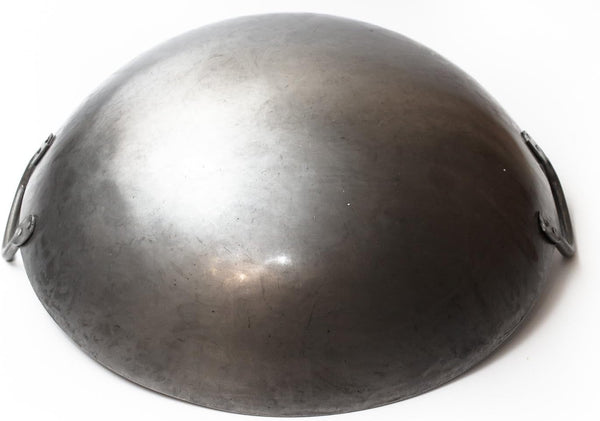 Big 16 Inch Heavy Canton Style Hand Hammered Carbon Steel Wok (Round Bottom) / 731W874