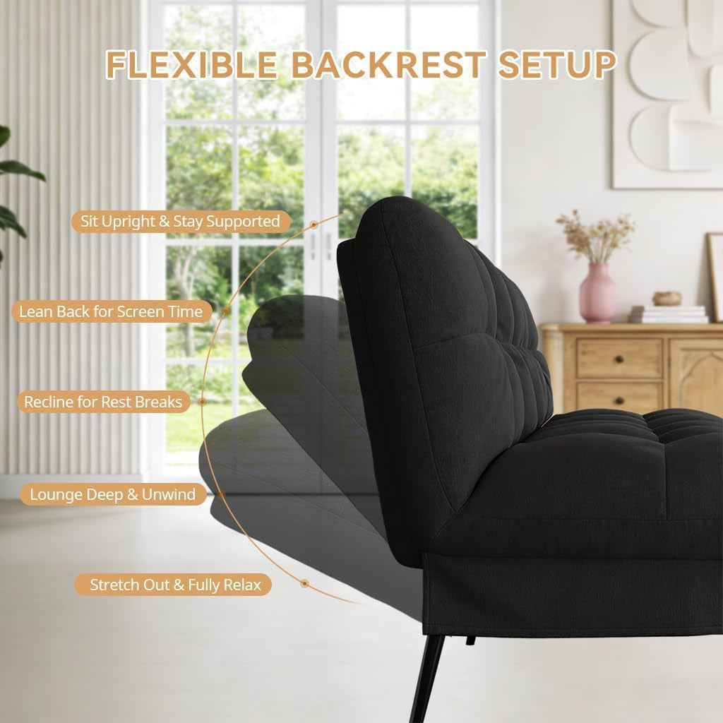 72-futon-sofa-bed-sleeper-sofa-with-adjustable-backrest-black
