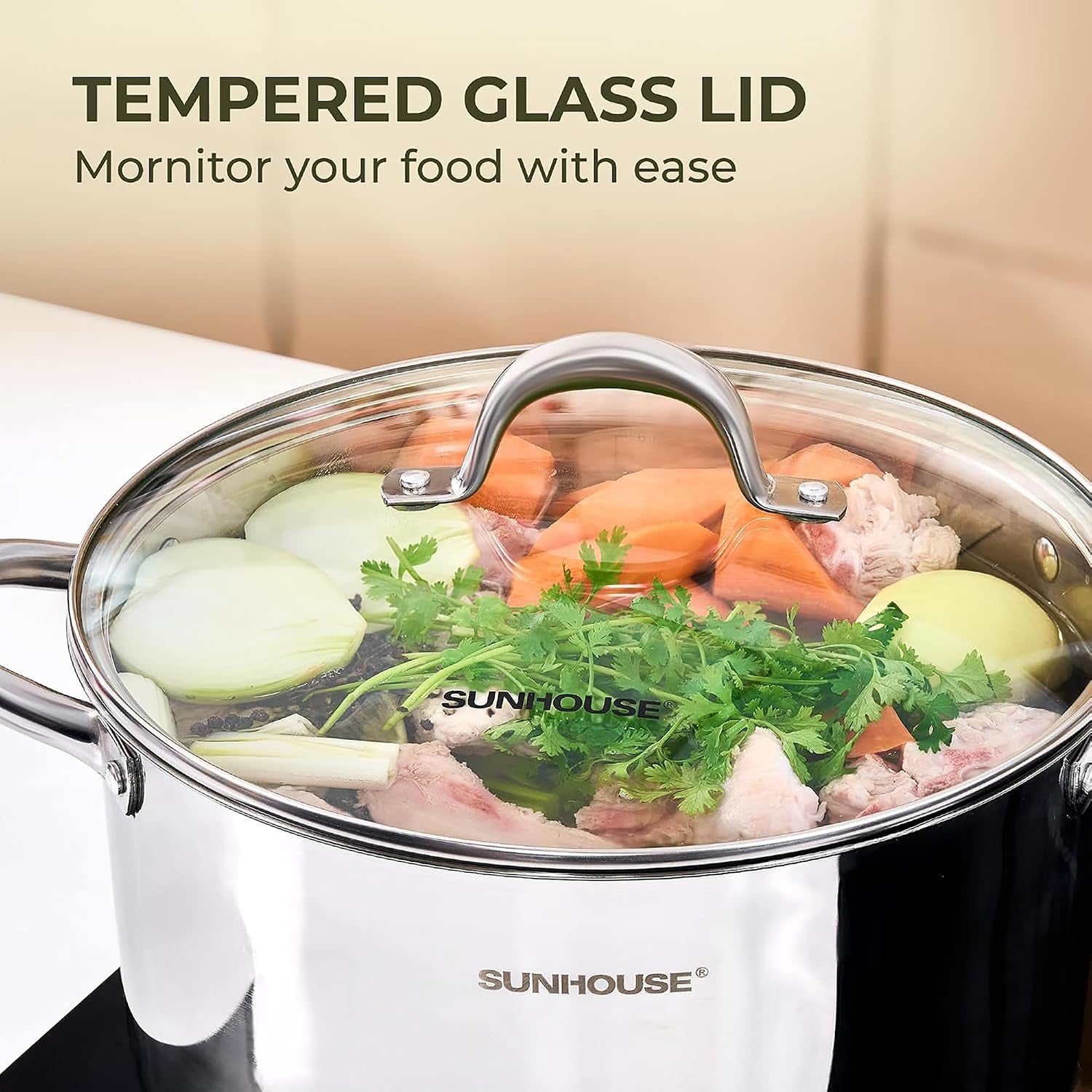 stainless-steel-stock-pot-7-quart-tempered-glass-lid-3-ply-bottom-soup-pasta-food-boil-simmer-all-cooktops-dishwasher-oven-safe-impact-bonded-base-big-stainless-steel-pots-for-canning-boiling-spaghetti-oven-safe-induction-compatible