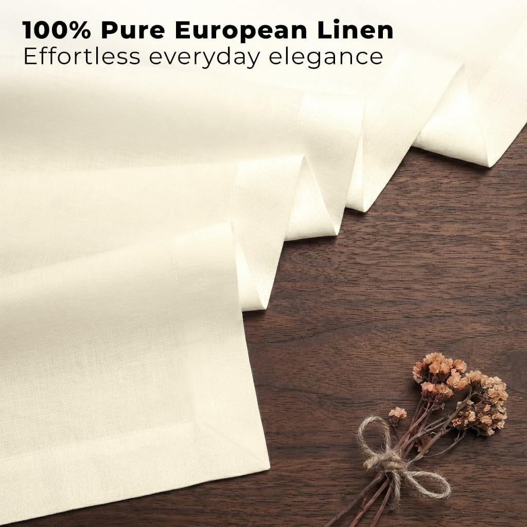classic-linen™-by-dmoksha-ivory-table-runner-72-inches-long-100-pure-linen-14-x-72-inch-table-runner-for-dresser-dining-fall-weddings-outdoor-hosting
