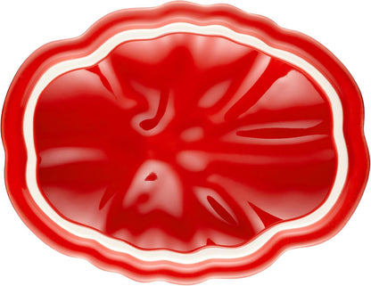 Staub Ceramic 16-Oz Petite Tomato Mini Cocotte, Baking Dish, No Stovetop save - Cherry | Designed after a Perfectly Ripe Heirloom Tomato, Dishwasher Safe, Designed in France, Serve Oven to Table6