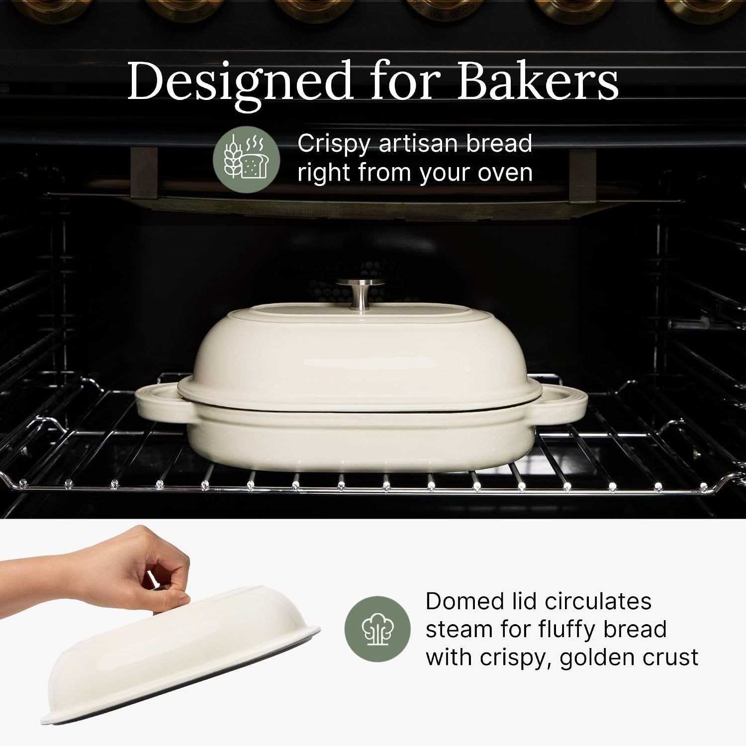 cast-iron-oval-bread-oven-10-x-6-5-rustic-dutch-oven-bread-cloche-with-steam-circulating-lid-for-perfect-sourdough