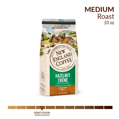 Decaf Hazelnut Crème Ground Coffee 10Oz (Pack of 3)3
