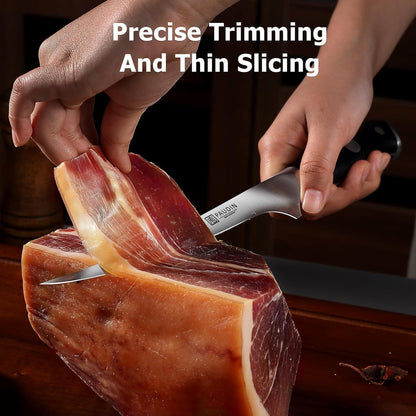 Fillet Knife, 7" Flexible Boning Knives with G10 Handle, Dishwasher Safe High Carbon German Steel Fish Knife for Meat Trimming, Deboning & Skinning,Professional Holiday BBQ Cooking Gift for Men5