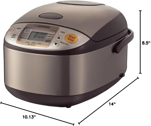 Zojirushi Ns TSC10 5.5 Cup Micom Rice Cooker and Warmer, 1.0L | LCD Controls, Delay Timer6
