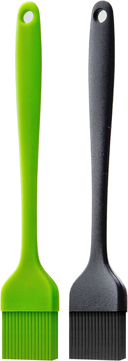 Silicone Basting Pastry Brush for Baking Bbq Spread Oil Butter | 2 Pack Cooking Kitchen Brushes, Heat Resistant BPA Free, Dishwasher Safe1