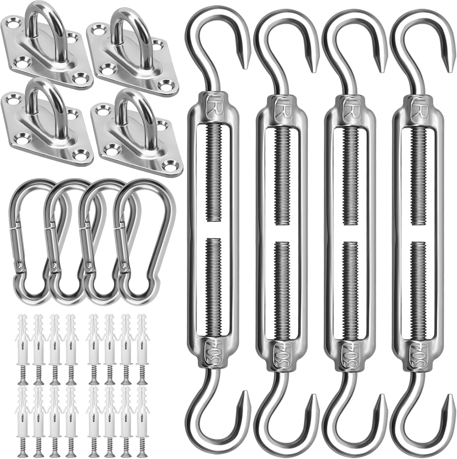 sun-shade-sail-hardware-kit-6-inch-for-rectangle-triangle-shade-sail-install-stainless-steel-shade-sail-fixing-accessories-for-outdoor-patio-canopy-garden-heavy-duty-awning-attachment-set-44-pcs