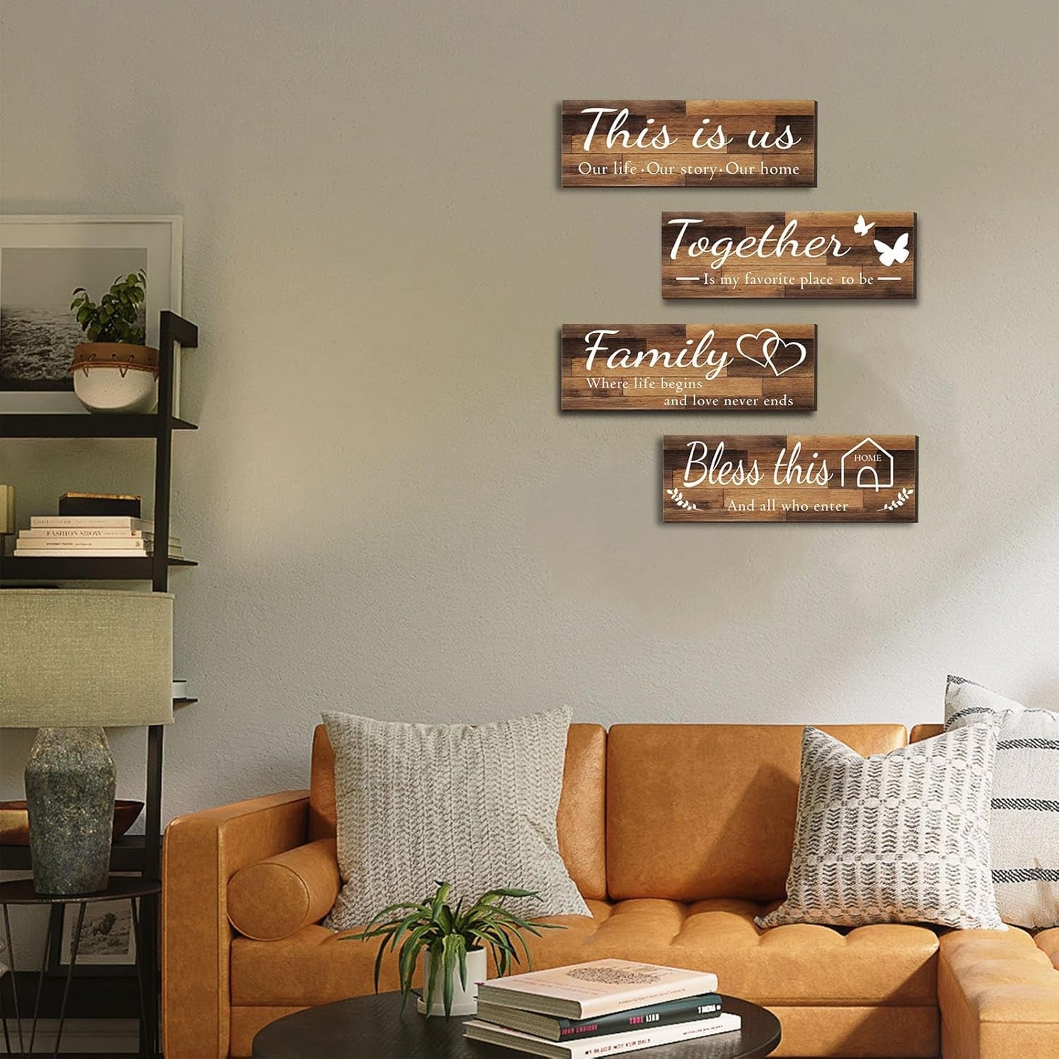 4-pieces-home-wall-signs-this-is-us-together-bless-this-home-family-wall-decor-for-living-room-bedroom-rustic-wooden-farmhouse-wall-art-4-7-x-13-8-inchbrown