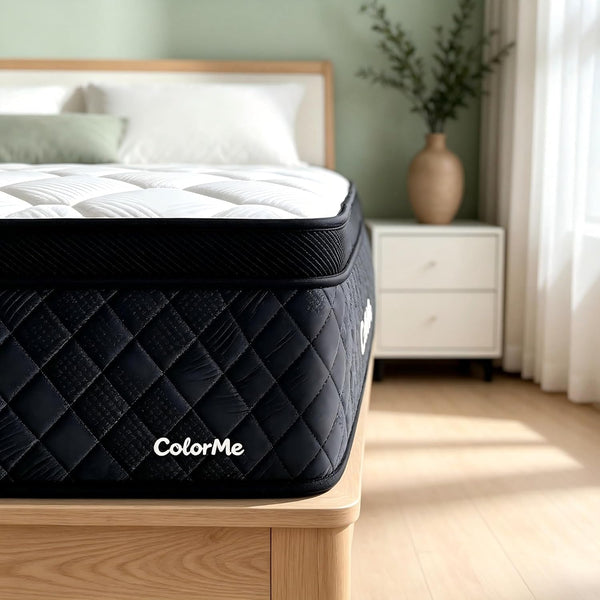 Queen Size Mattress, 12 Inch Hybrid Pressure Relief Mattress in a Box, Cooling Gel Memory Foam and Pocket Springs，Medium Firm，Breathable，Fiberglass Free3