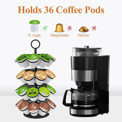 Coffee Pod Holder, K Cup Organizer Compatible with K-Cups(36 Pods)3