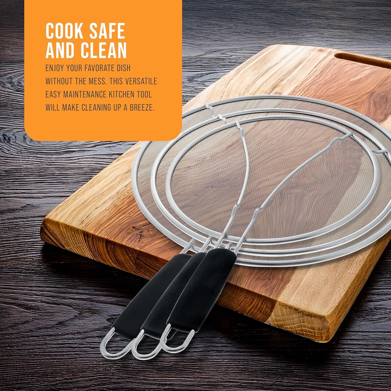 3-piece-stainless-steel-splatter-guard-set-13-11-5-9-5-fine-mesh-cover-grease-oil-splatter-screen-for-frying-pan-cooking-pots-with-resting-feet-comfort-grip-handles