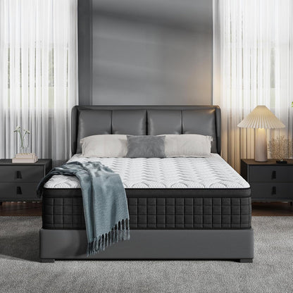 Twin Mattress 12 Inch, Memory Foam Hybrid Pocket Spring Medium Firm in a Box, Cooling Breathable Bedding for Home Bedroom（12 Twin）7