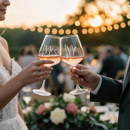 BRIDAL Mr and Mrs Wine Glasses, Bridal Shower Wedding Gifts for Couples | Engagement Gift for Newlyweds 2026, Bachelorette Gifts for Bride to Be, Wedding Glass with Opener Stopper Wooden Keepsake Box7