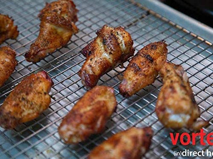 VORTEX (IN) DIRECT HEAT for Charcoal Grills, Medium Size - for Weber Kettle 22 26.75 WSM Smokey Mountain XL Kamado XL Big Green Egg5