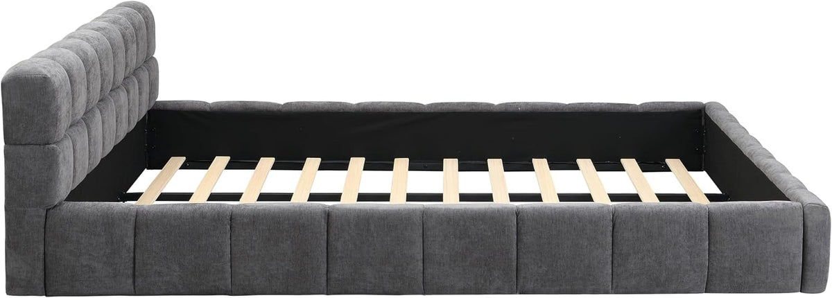 king-size-elegant-chenille-upholstered-platform-bed-with-thick-headboard-and-footboard-block-style-upholstery-grounded-bed-frame-gray