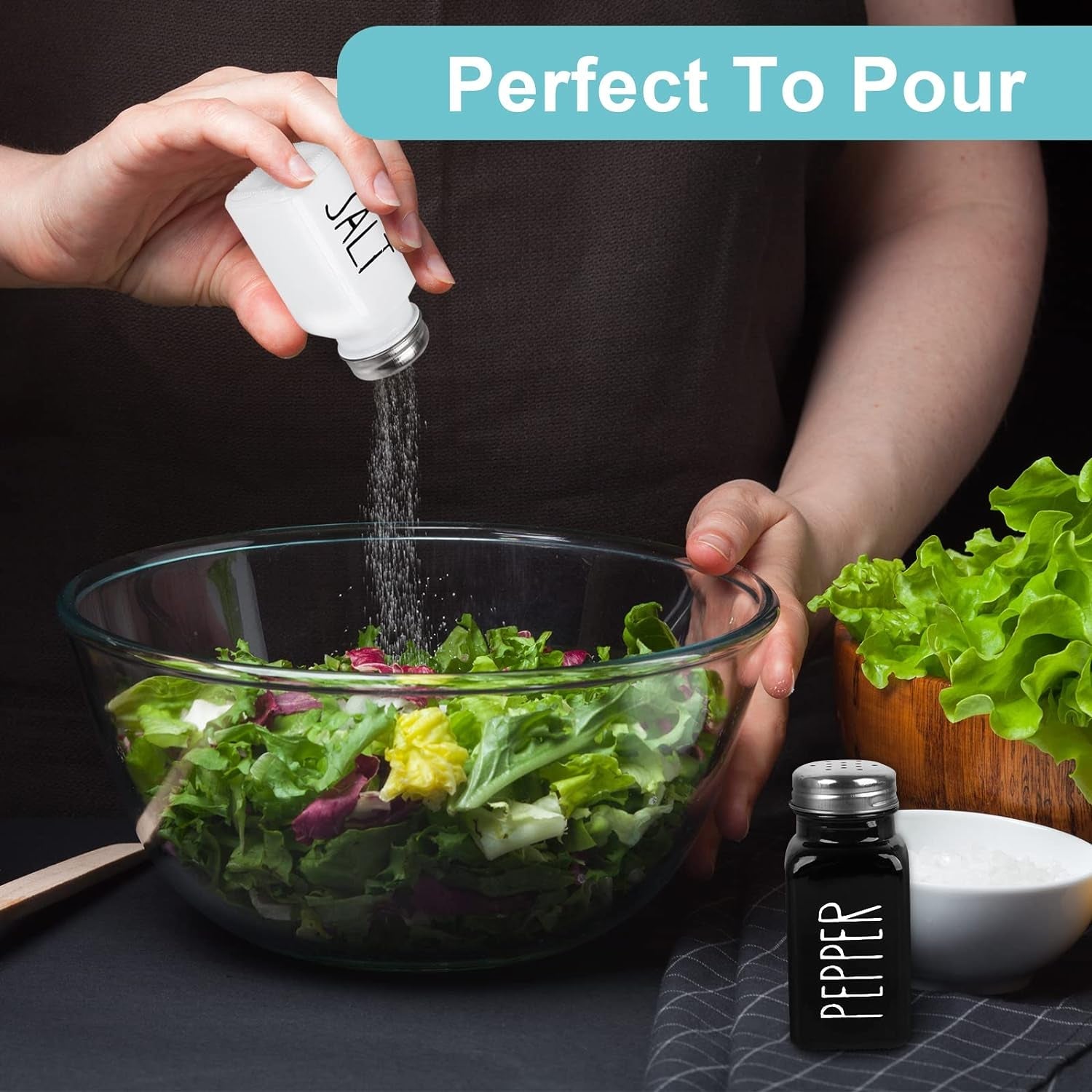 2-pack-salt-and-pepper-shakers-set-glass-shaker-with-stainless-steel-lid-modern-and-cute-farmhouse-black-and-white