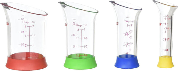 OXO Good Grips 4-Piece Mini Measuring Beaker Set1