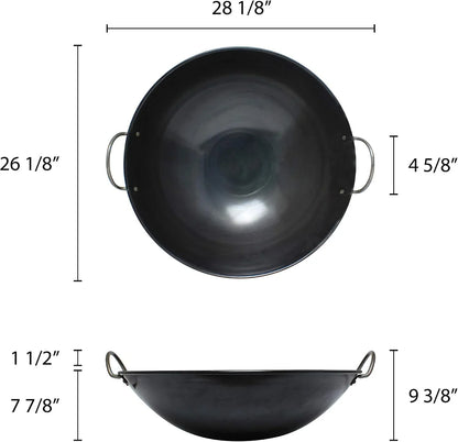 Curved Rim Wok, 26-Inch2