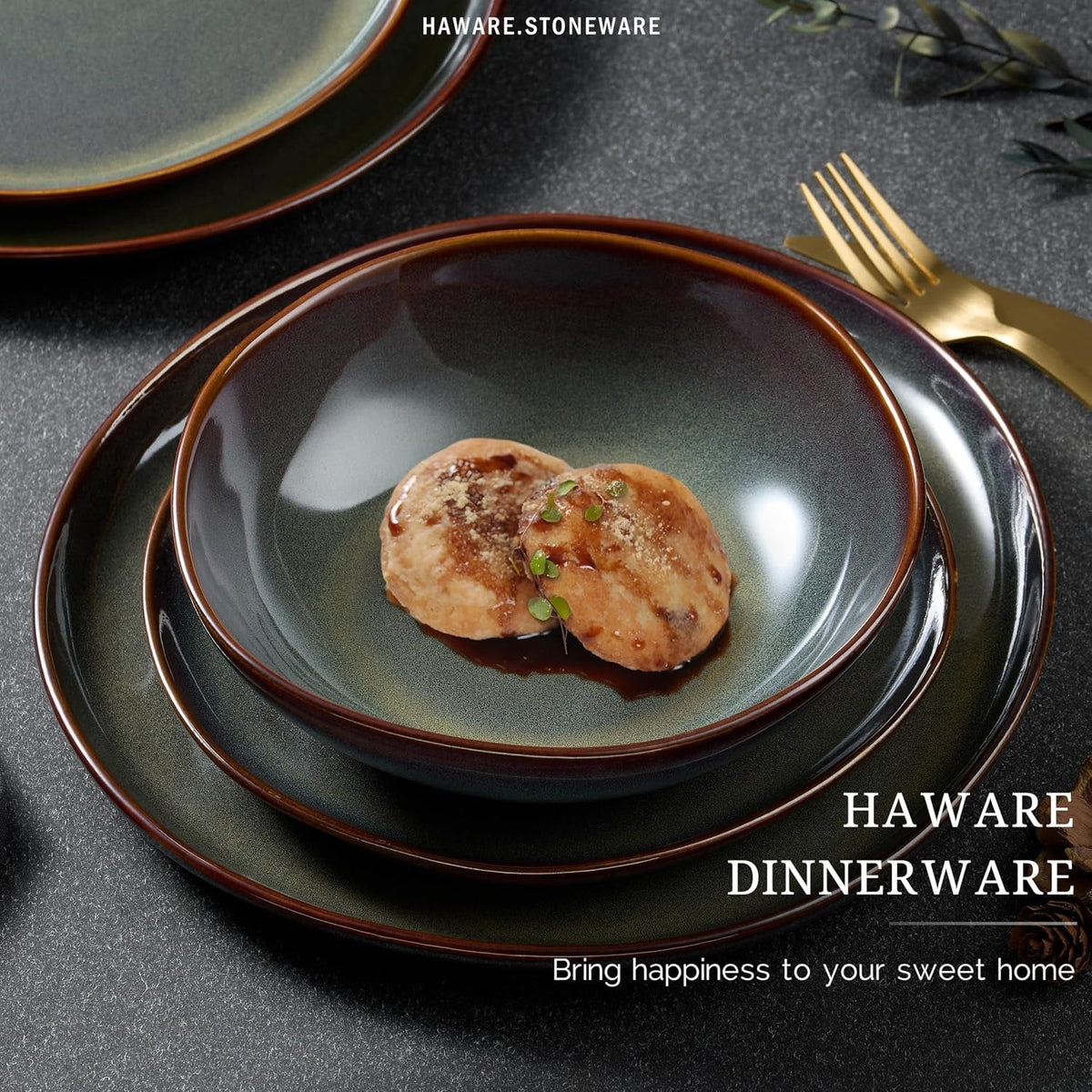 plates-and-bowls-set-stoneware-dinnerware-sets-reactive-moss-green