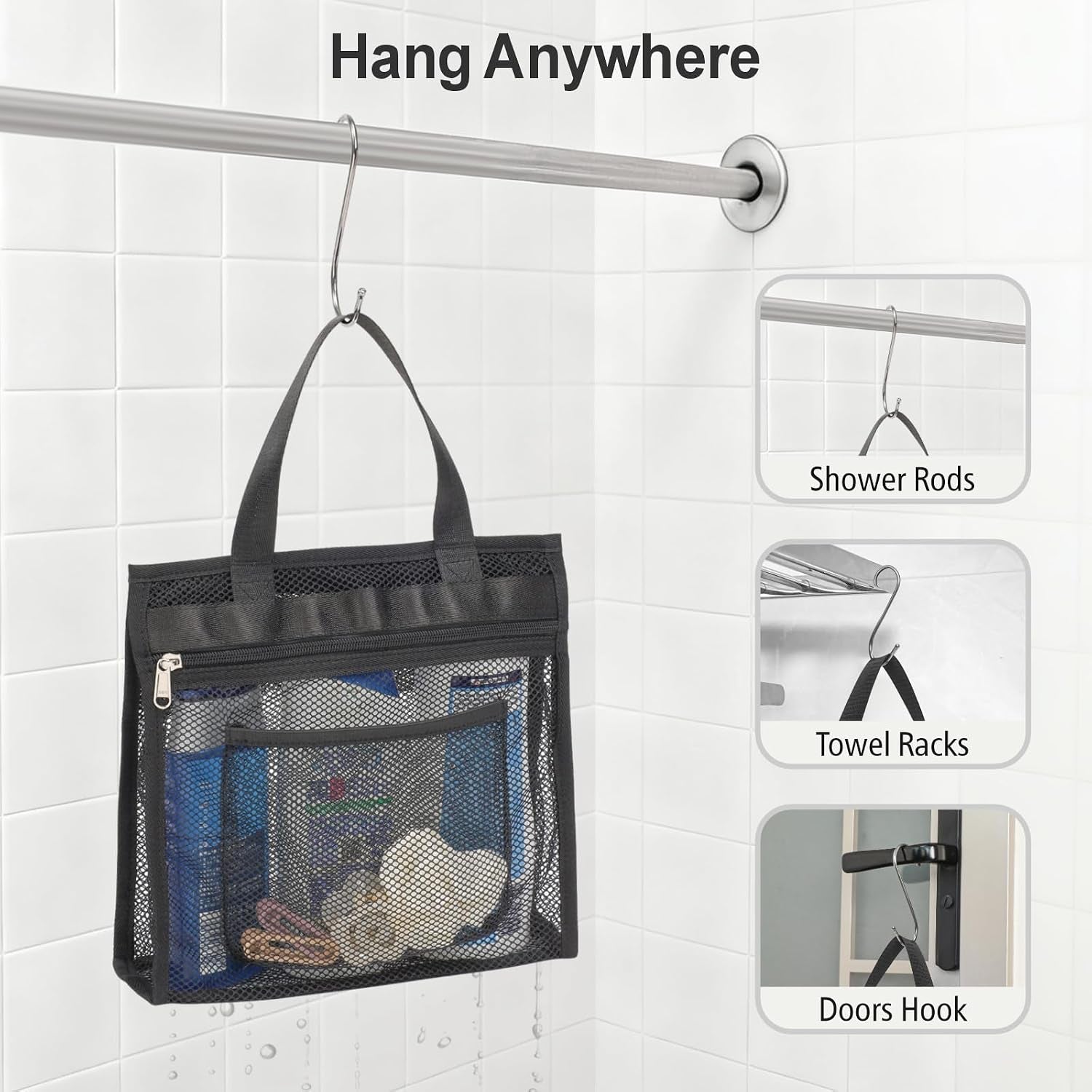 small-mesh-shower-caddy-portable-zipper-gym-shower-bag-for-travel-black