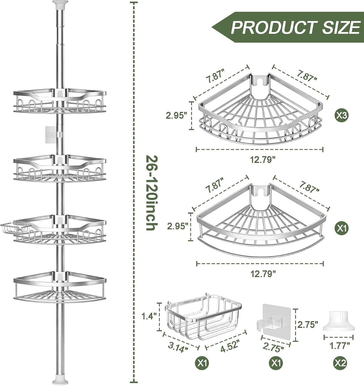 4-tier-adjustable-stainless-steel-corner-shower-caddy-tension-pole