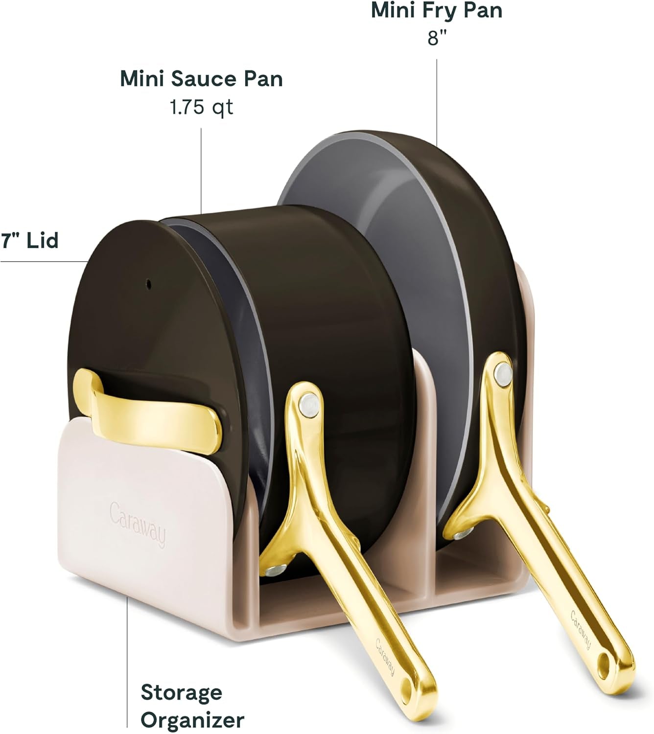 caraway-non-stick-ceramic-mini-cookware-set-ceramic-fry-pan-1-05-qt-8-sauce-pan-1-75-qt-and-storage-rack-non-toxic-ptfe-pfoa-free-black