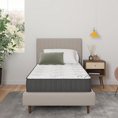 9" Hybrid Twin Mattress - Firm - Made in USA - Individually Pocketed Coils & Certipur-Us Foam - Fiberglass-Free - Bed in a Box1
