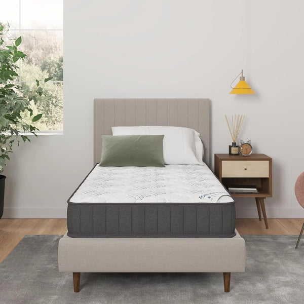 9" Hybrid Twin Mattress - Firm - Made in USA - Individually Pocketed Coils & Certipur-Us Foam - Fiberglass-Free - Bed in a Box1