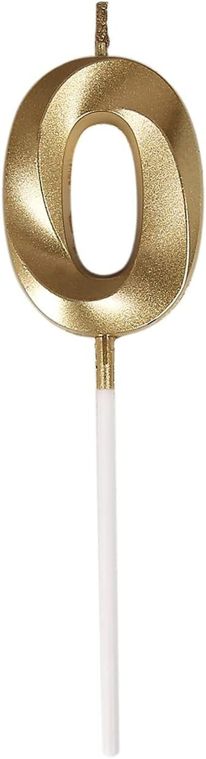 60Th Birthday Candles,Gold Number 60 Cake Topper for Birthday Decorations Party Decoration8