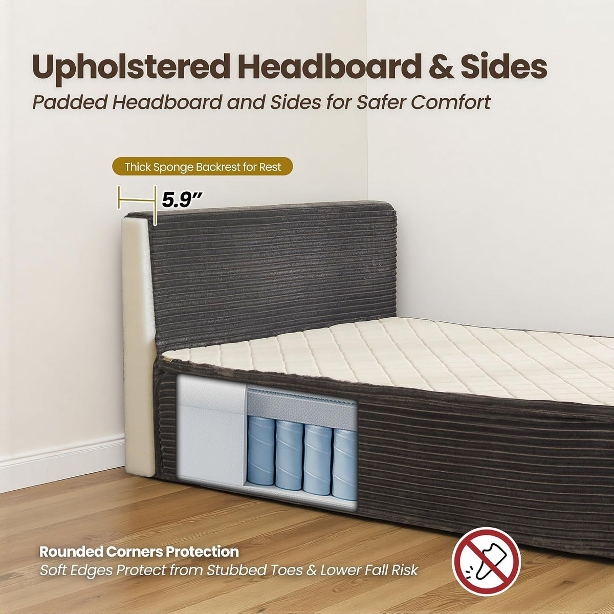 full-boneless-cloud-bed-frame-headboard-mattress-set-gray