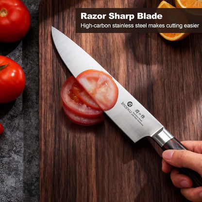 Chef Knife 8 Inch, Professional Kitchen Knife in Japanese HC Steel5
