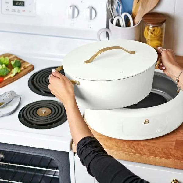 10 in 1 6 Qt Electric Multi-Cooker White Icing by Drew Barrymore7
