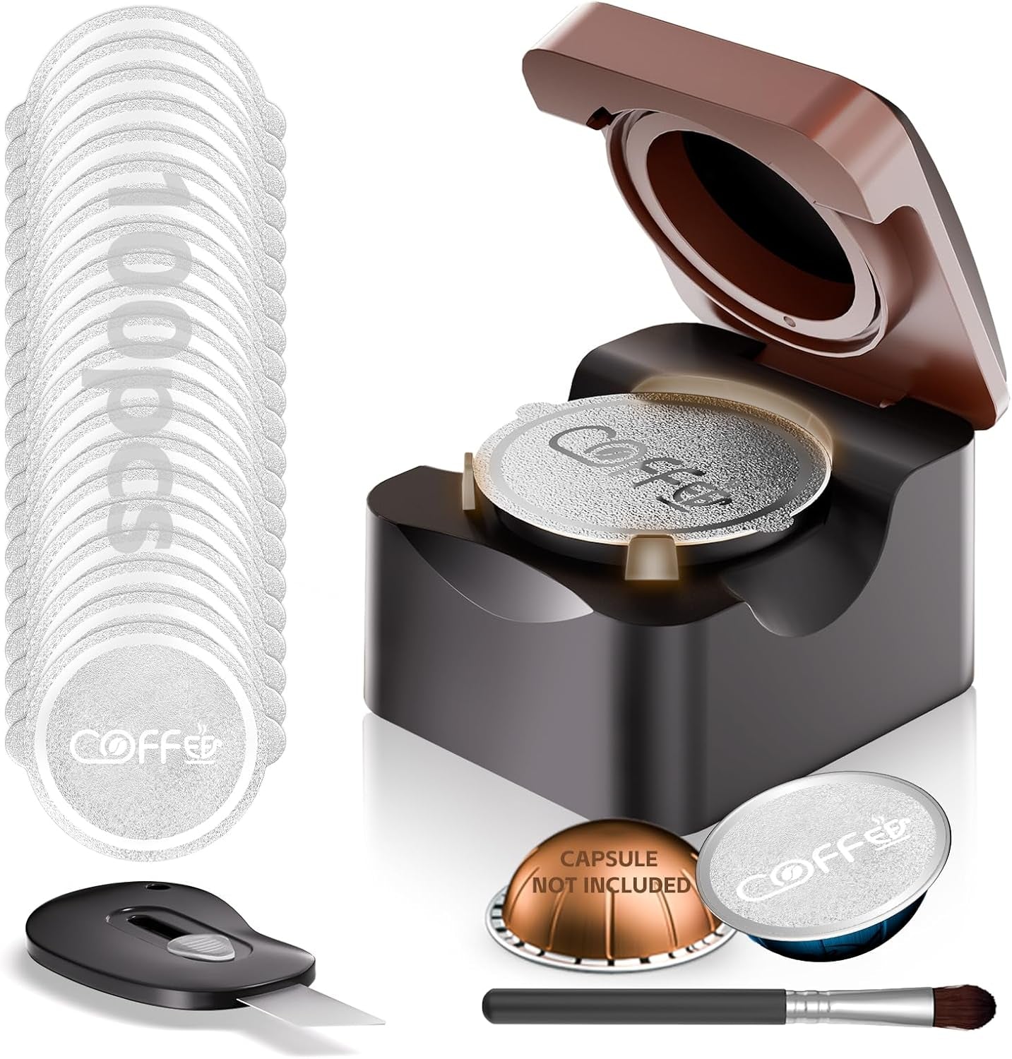 reusable-vertuo-pods-refill-kit-for-nespresso-no-pods-100pcs-aluminum-foil-seals-lids-press-to-seal-design-fits-vertuoline-next-plus-machine