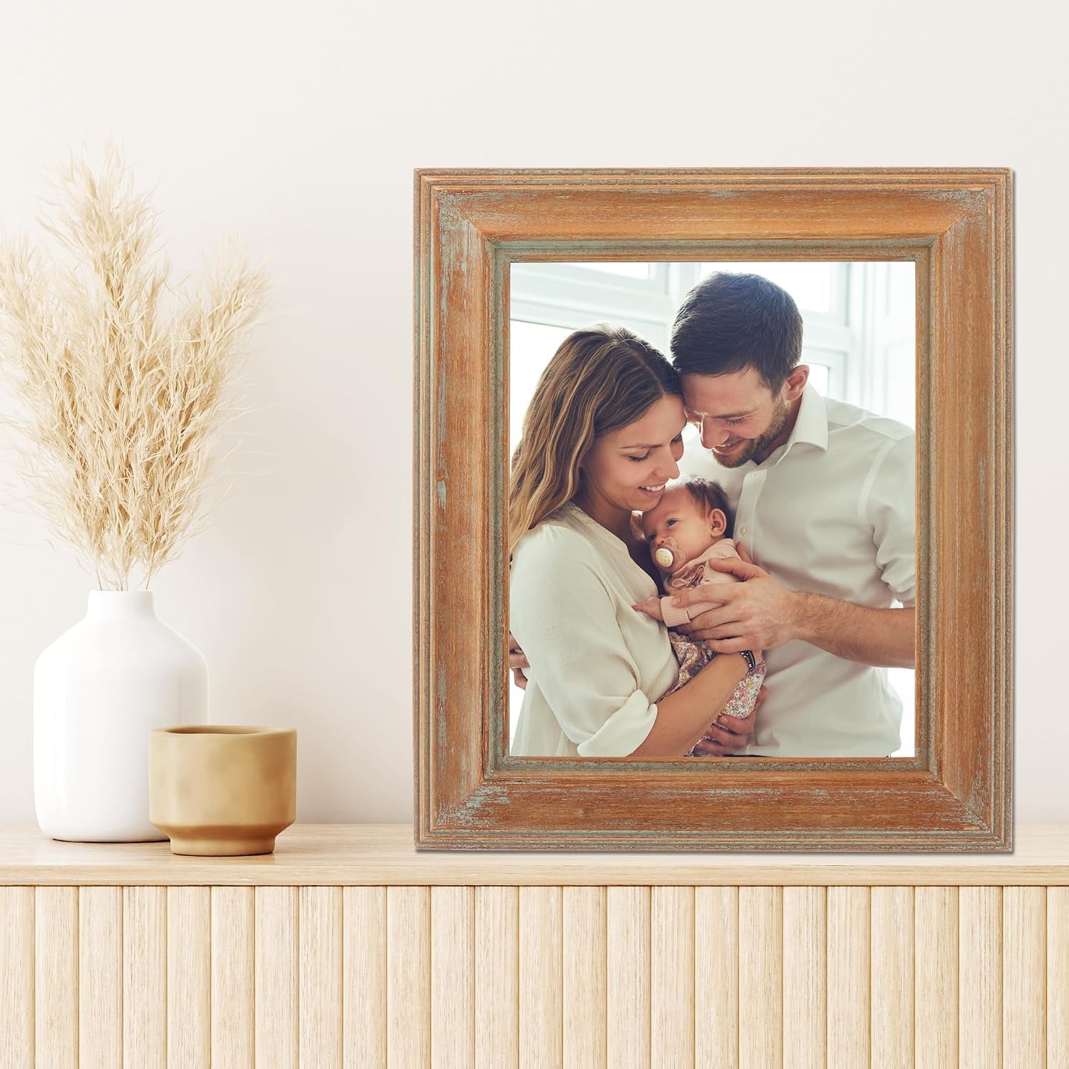 8x10-weathered-wood-with-verdigris-wash-picture-frame-brown