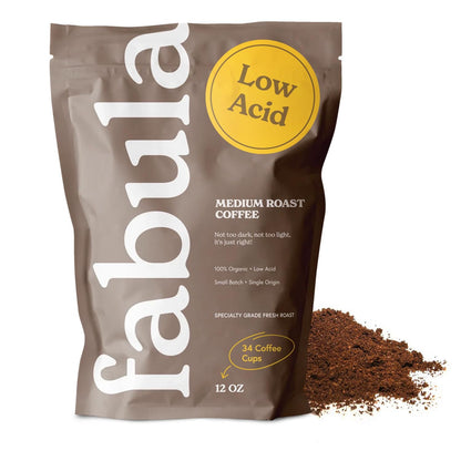 Low Acid Coffee, USDA Organic Ground Coffee Medium Roast - Non GMO - No Molds - Mycotoxins Pesticides Free - Single Origin Coffee - 12 Oz1