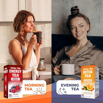 Slimming Detox Caffeine Free Chamomile Hibiscus Ginger Root | Natural Citrus & Cinnamon Tea for Colon Cleanse, Digestive Health, Bloating and Healthy Weight Loss Support7