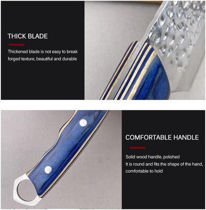 Meat Cleaver, Stainless Steel Kitchen Knives Professional Boning Forged Handmade Knife Santoku Fishing Kitchen Knives3