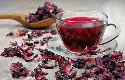 Organic Hibiscus Flowers - 1 Lb (16Oz) - Herbal Tea - 100% Certified Organic - Flor De Jamaica - Agua Frescas -3